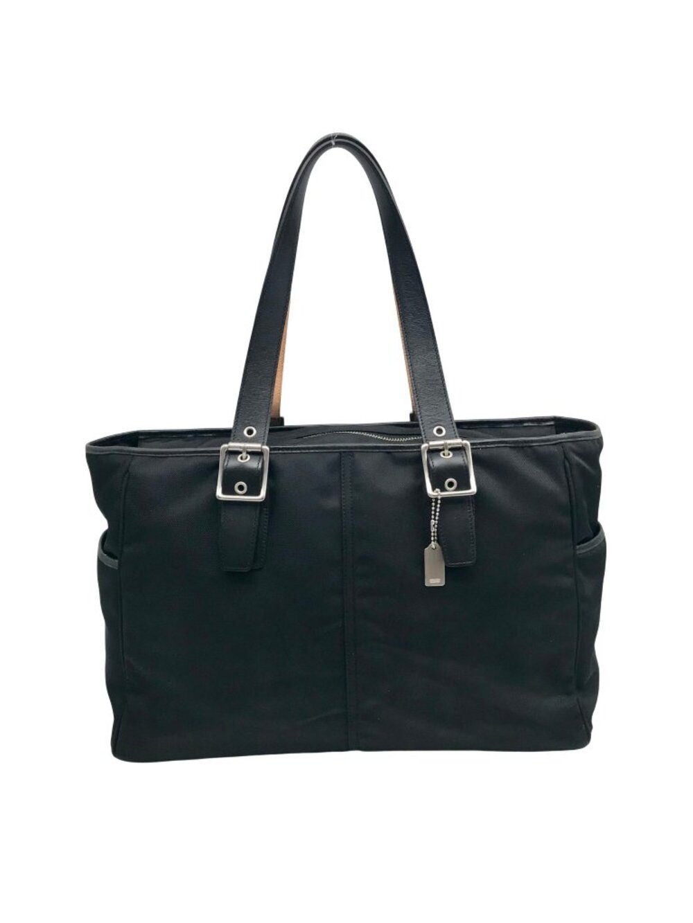 Coach Black Nylon Tote Bag 5173